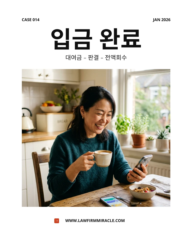 말로만 갚겠다던 4,400만원 판결부터 입금까지