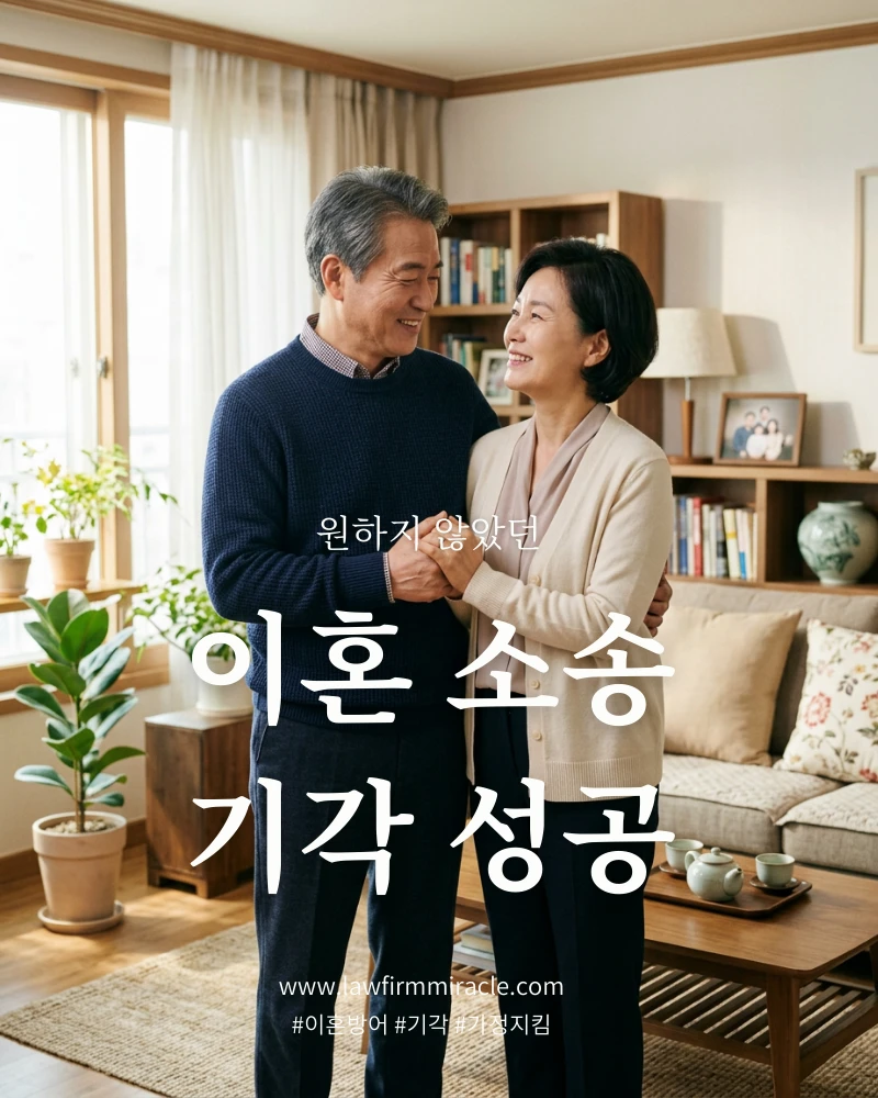 원하지 않았던 이혼 소송 기각 성공